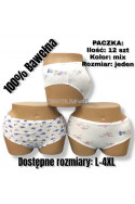 Majtki tureckie GŁADKA BAWEŁNA W ŁĄCZKE ROZMIAR XL