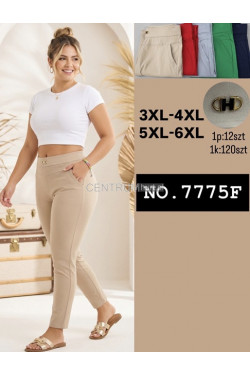Spodnie damskie (3XL-6XL) 7775F