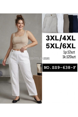 Spodnie damskie (3XL-6XL) SS9-638-F
