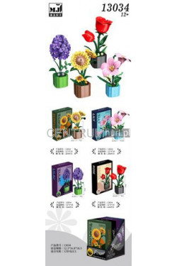 KLOCKI KWIATY 120505