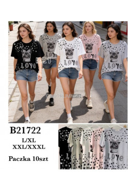 Bluzki damskie (L-3XL) B21722