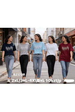 Bluzki damskie (2XL-5XL) B21738