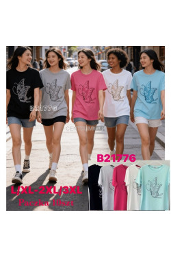Bluzki damskie (L-3XL) B21776