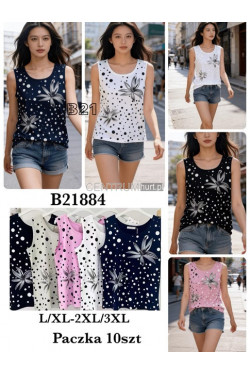 Bluzki damskie (L-3XL) B21884