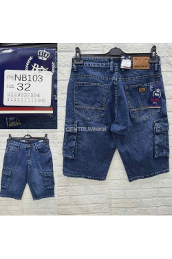 Spodenki jeansowe męskie (31-40) NB103