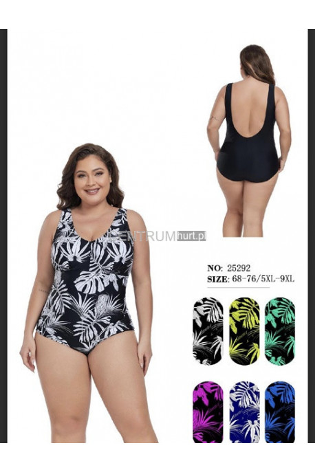 Strój kąpielowy jednoczęściowy (L-4XL) 1