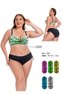 Strój kąpielowy dwuczęściowy (L-4XL) 7002