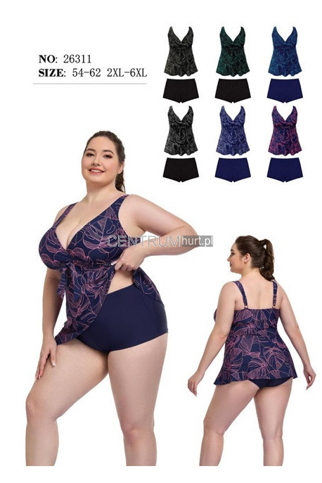 Strój kąpielowy dwuczęściowy (2XL-6XL) 1