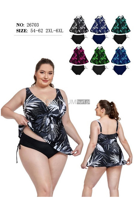 Strój kąpielowy dwuczęściowy (2XL-6XL) 1