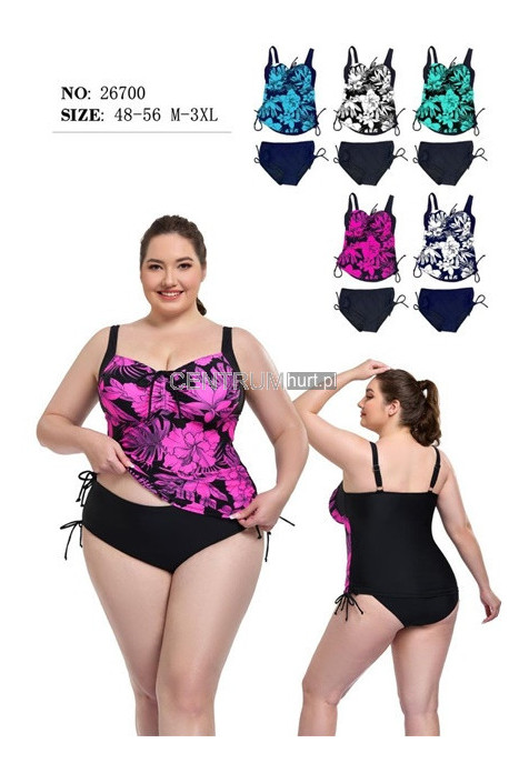 Strój kąpielowy dwuczęściowy (2XL-6XL) 1