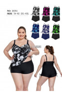 Strój kąpielowy dwuczęściowy (2XL-6XL) 1