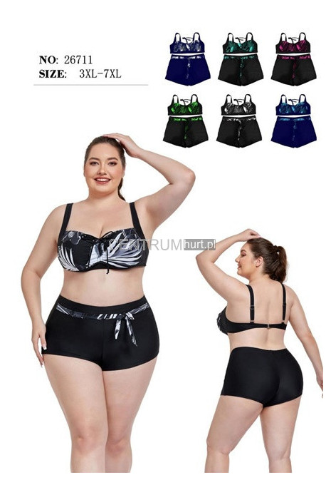 Strój kąpielowy dwuczęściowy (2XL-6XL) 1