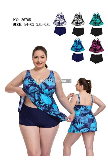 Strój kąpielowy dwuczęściowy (2XL-6XL) 1
