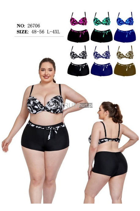 Strój kąpielowy dwuczęściowy (2XL-6XL) 1