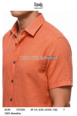 Koszula SLIM FIT 100% BAWEŁNA (M-2XL)1572S6