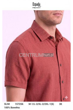 Koszula SLIM FIT 100% BAWEŁNA (M-2XL)1572S6-1