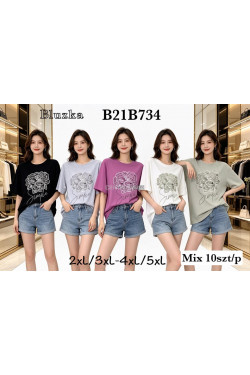 Bluzki damskie (2XL-5XL) B21B734