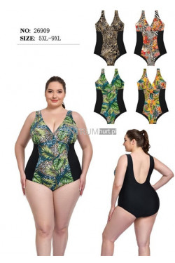 Strój kąpielowy jednoczęściowy (5XL-9XL) 26909
