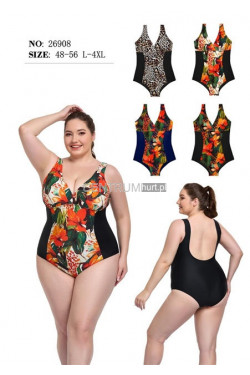 Strój kąpielowy jednoczęściowy (L-4XL) 26908