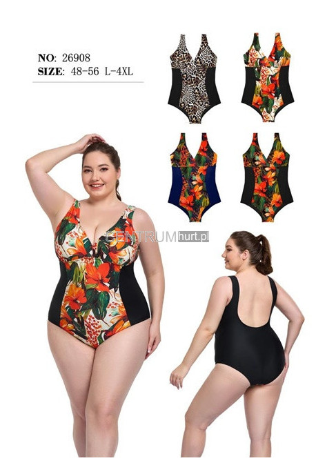 Strój kąpielowy jednoczęściowy (S-2XL) 1