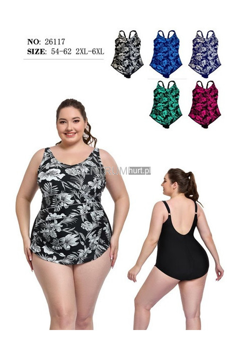 Strój kąpielowy jednoczęściowy (2XL-6XL) 1