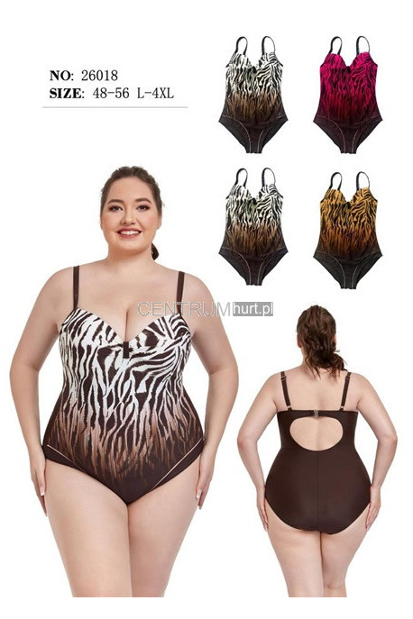 Strój kąpielowy jednoczęściowy (L-4XL) 1
