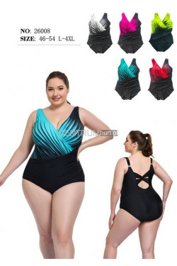 Strój kąpielowy jednoczęściowy (L-4XL) 26008