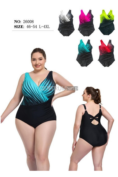 Strój kąpielowy jednoczęściowy (L-4XL) 1