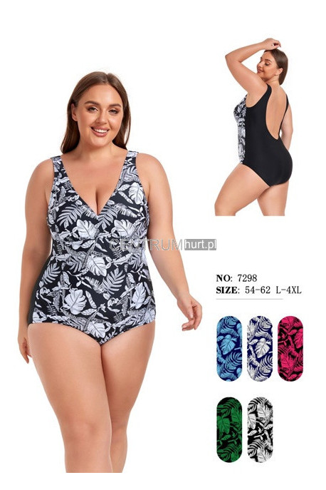 Strój kąpielowy jednoczęściowy (L-4XL) 1