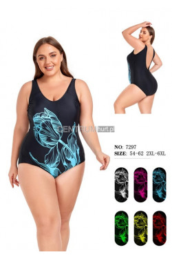 Strój kąpielowy jednoczęściowy (2XL-6XL) 7297