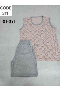 Piżama damska (XL-3XL) 1