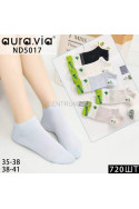 Stopki BIAŁE AURA.VIA (35-41) ND5013