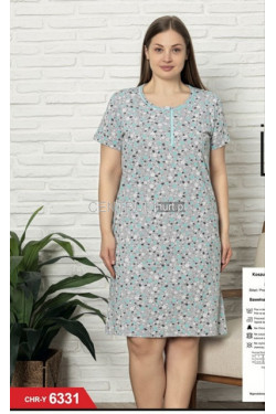 Koszula nocna damska Turecka (XL-4XL) 6331