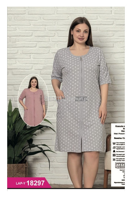Koszula nocna damska Turecka (XL-4XL) 2