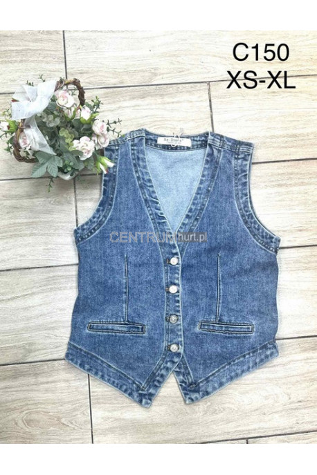 Kamizelki jeansowe damskie (XS-XL) 2