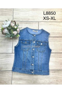 Kamizelki jeansowe damskie (XS-XL) 2