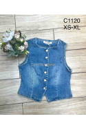 Kamizelki jeansowe damskie (XS-XL) 2