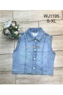 Kamizelki jeansowe damskie (XS-XL) 2