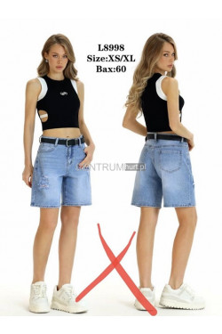 Spodenki jeansowe damskie (XS-XL) L8998
