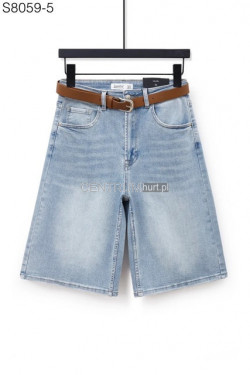 Spodenki jeansowe damskie (XS-XL) S8059-5