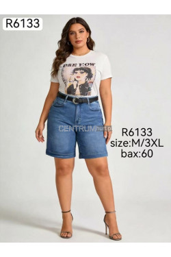 Spodenki jeansowe damskie (M-3XL) R6133