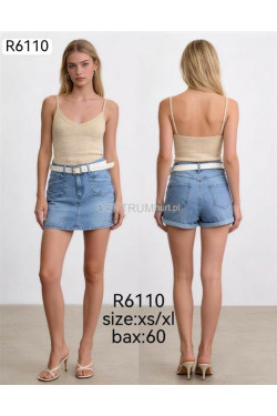 Szorty jeansowe damskie (XS-XL) R6111