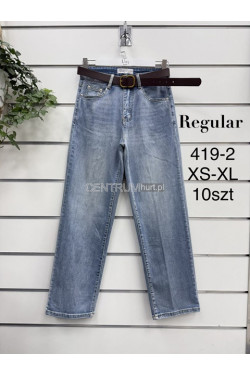 Jeansy damskie (XS-XL) 419-2