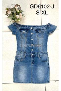 Sukienka jeansowa damska (S-XL) GD6102-J