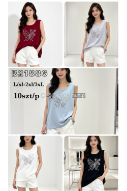 Bluzki damskie (L-3XL) B21886