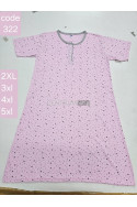 Koszula nocna damska (2XL-5XL) 1