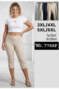 Spodnie damskie (3XL-6XL) 7766F