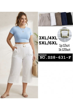 Spodnie damskie (3XL-6XL) SS8-631-F
