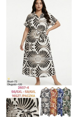 Sukienki damskie (5XL-6XL) 2607-4