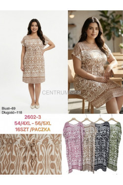 Sukienki damskie (4XL-5XL) 2602-3